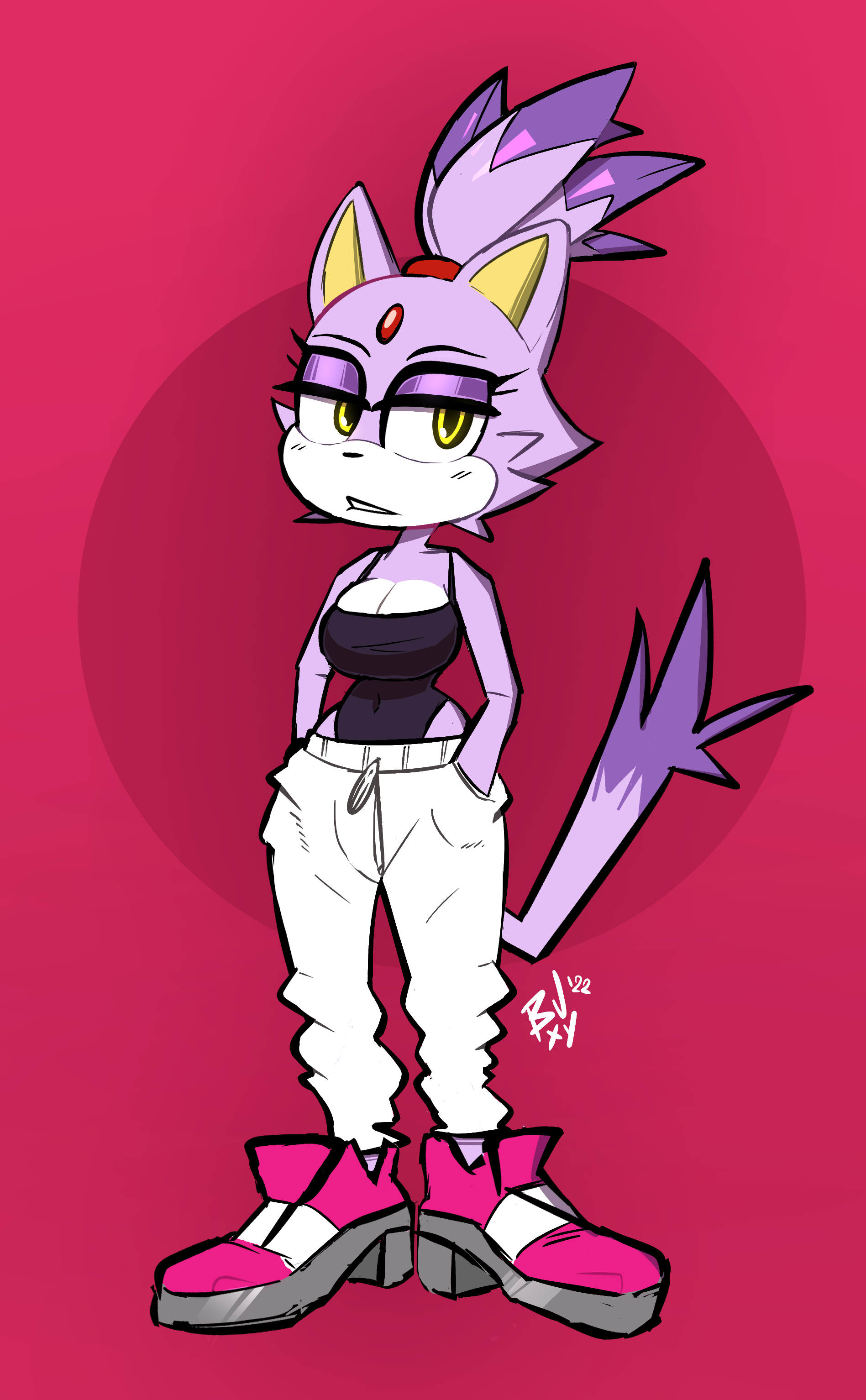 Blaze Keyed Deviantart Blaze by BuxyArt on DeviantArt
