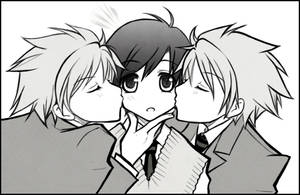 Ouran - Twins + Haruhi