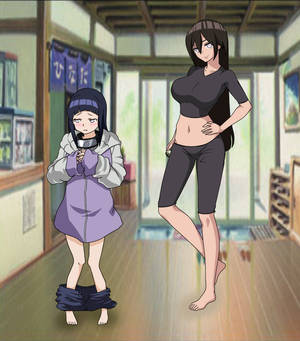 Hanabi and Hinata age swap (commission)