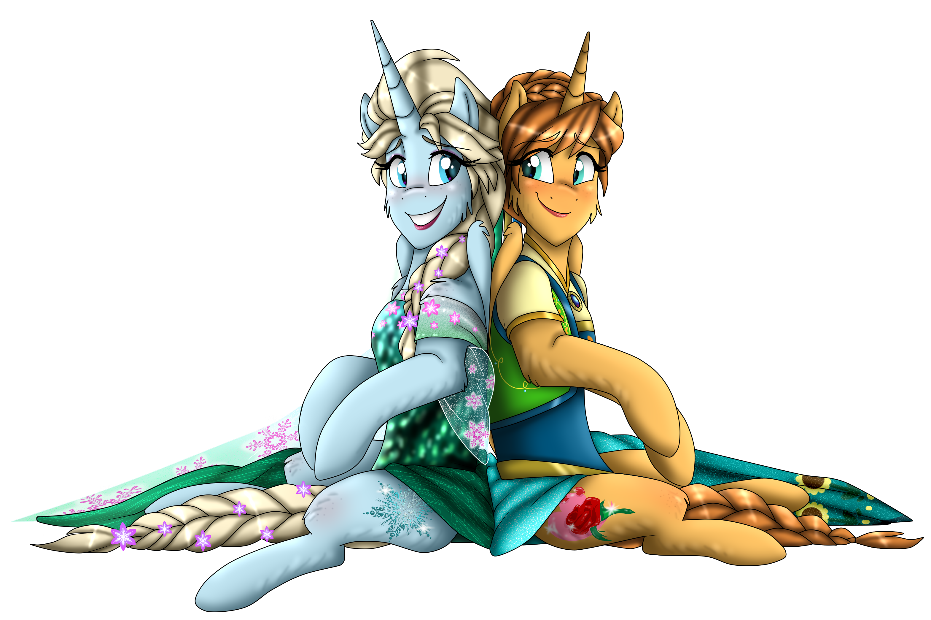 MLF Fever_ Elsa and Anna PNG