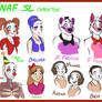 FNAFNG_Circus Show Characters sheet 1 by NamyG on DeviantArt