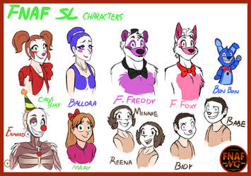 FNAFNG_FNAF SL Characters