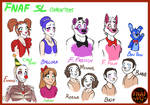 FNAFNG_FNAF SL Characters by NamyGaga
