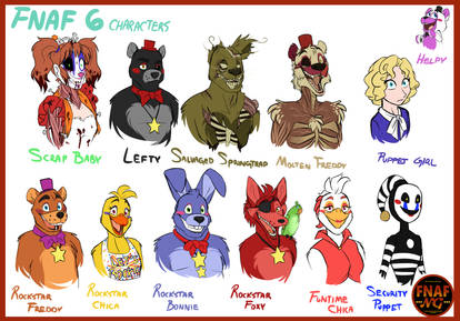 FNAFNG_FNAF 6 Characters