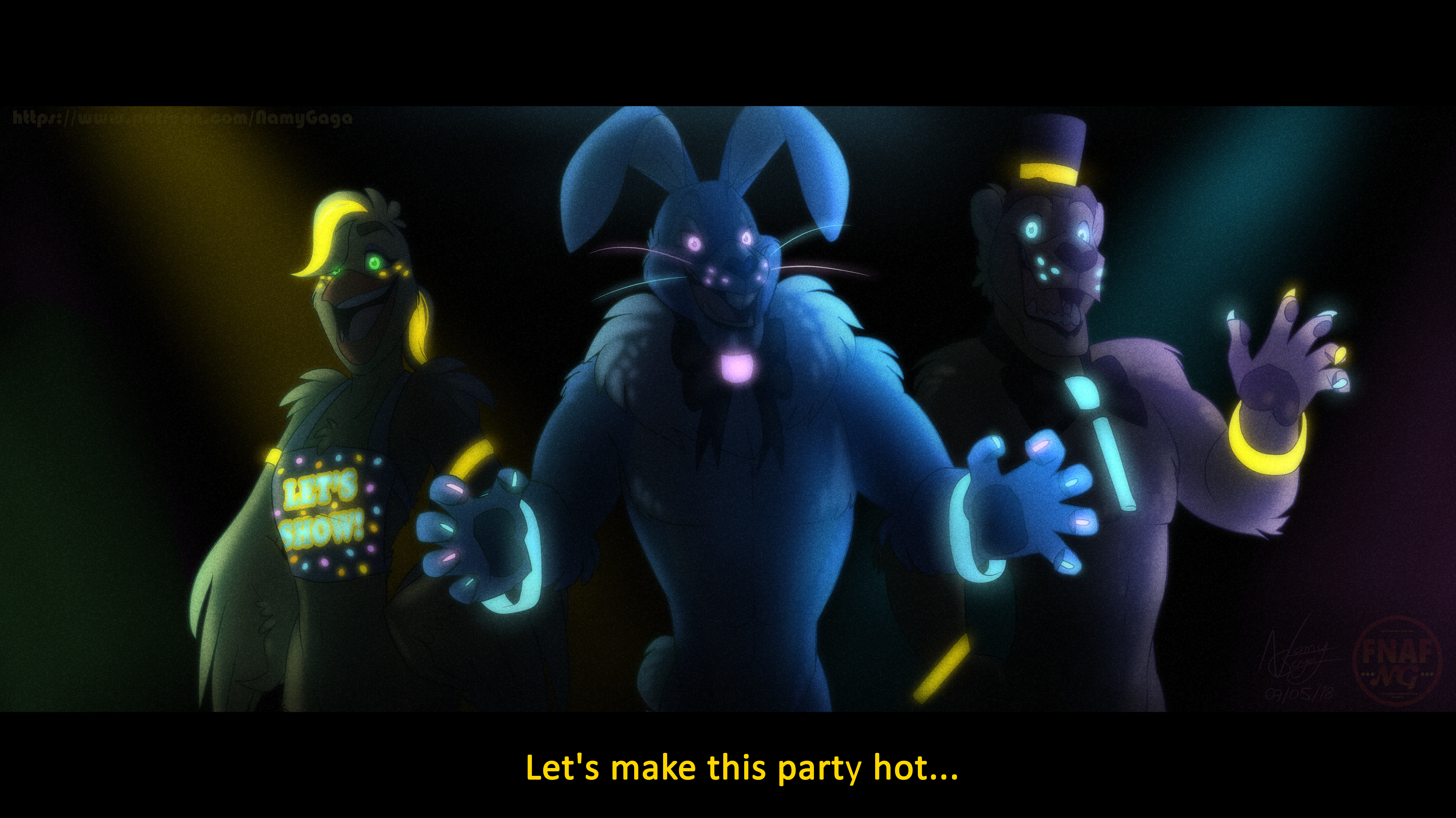 FNAFNG_Neon Show (Redraw)