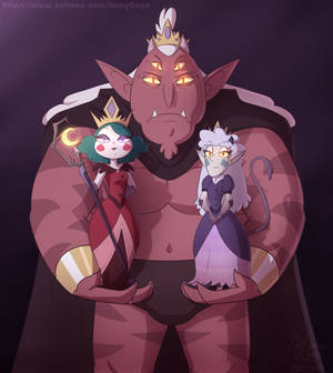 Royal Dark Family - AU