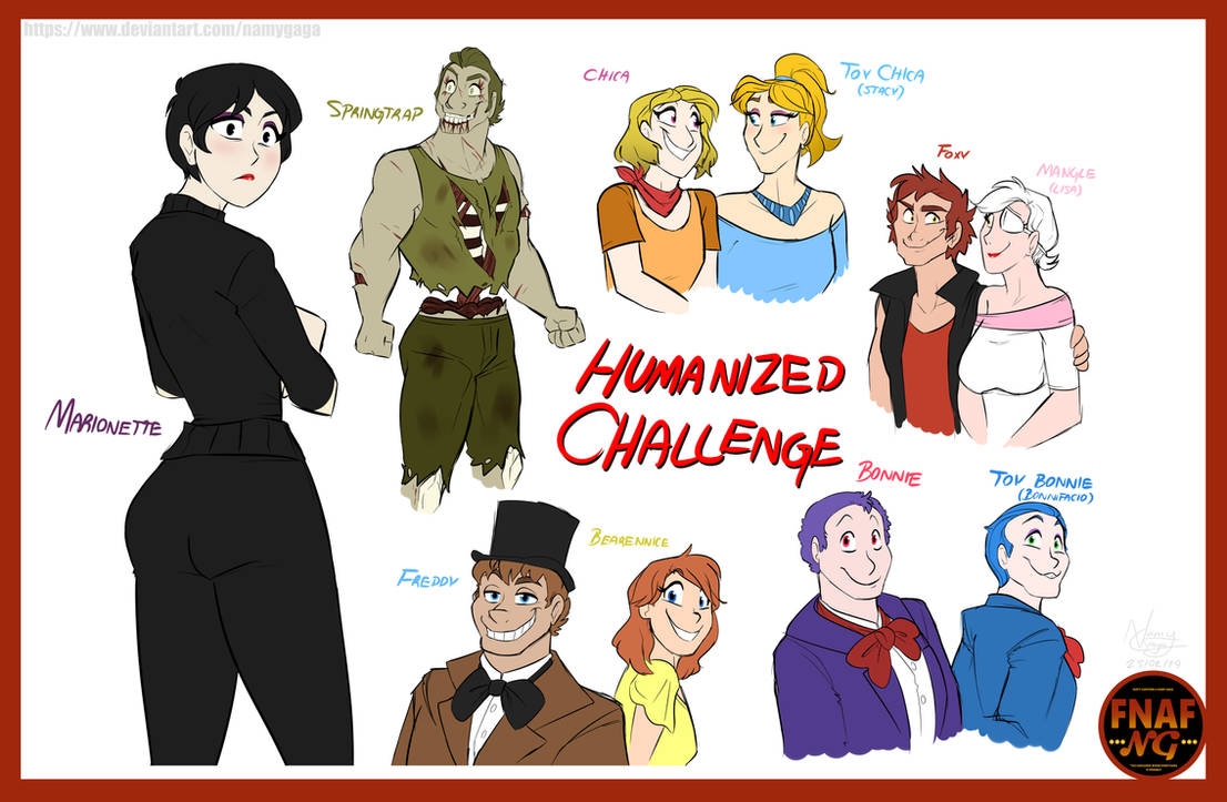 FNAFNG_Humanized Challenge by NamyGaga