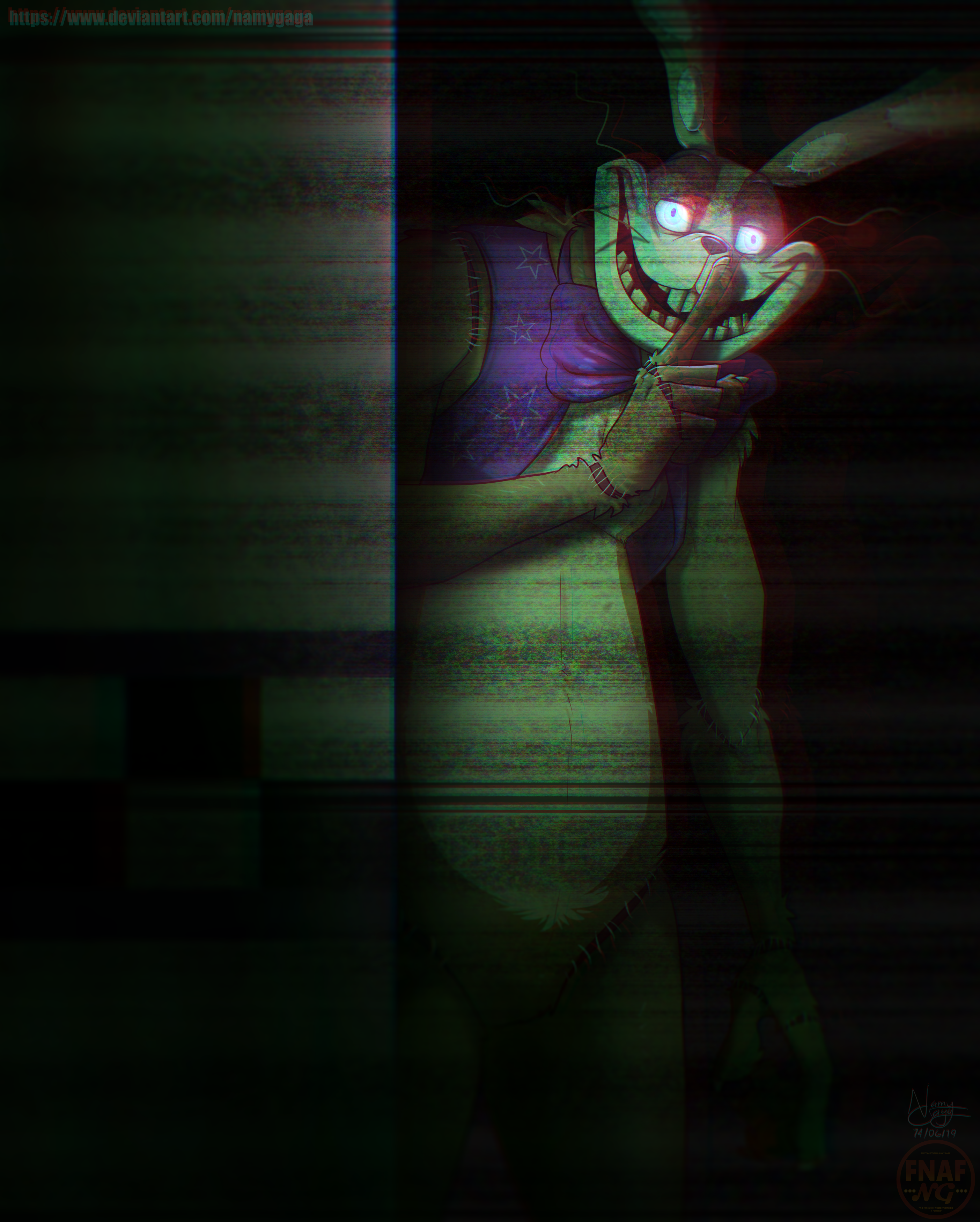 Fnaf/Sfm Glitch Trap Poster by thespringbonniegamer on DeviantArt