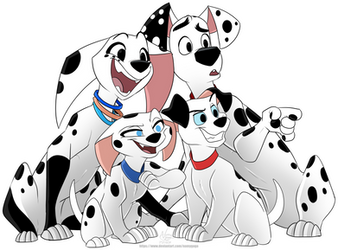 Dylan Dolly Lucky Cadpig Dalmatians