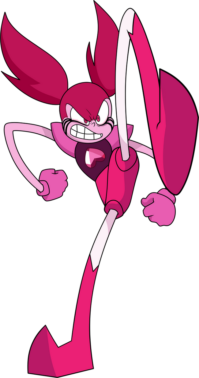 Spinel Rage Spinel kicking 'cause a loop by NamyG on DeviantArt