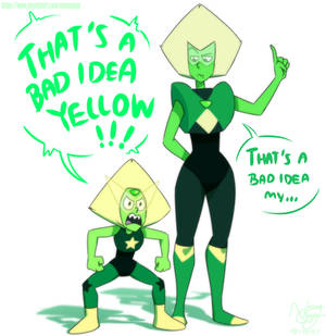 SU AU - Peridot and Dot-9