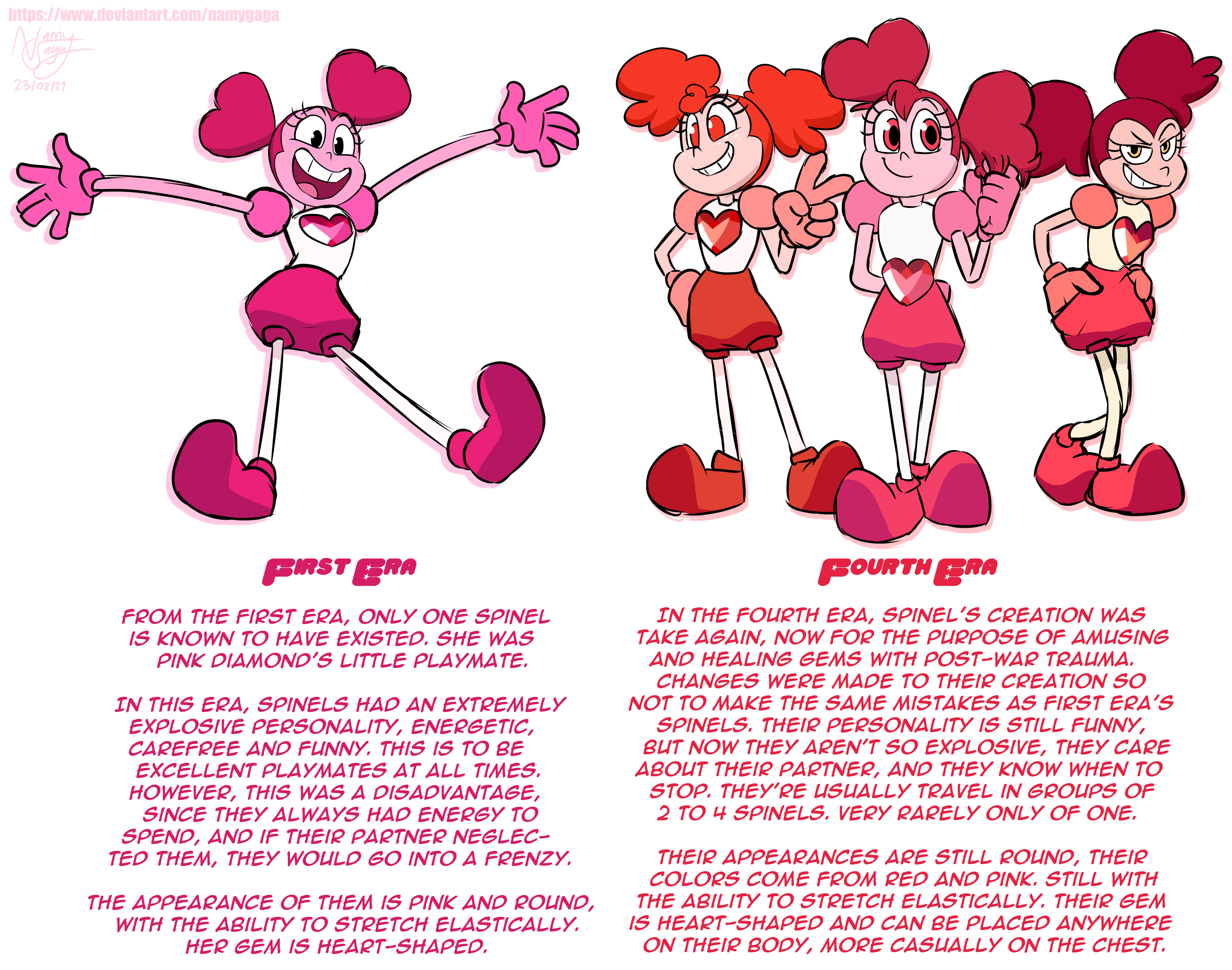 SU AU - First and Fourth Era's Spinels by NamyG on DeviantArt