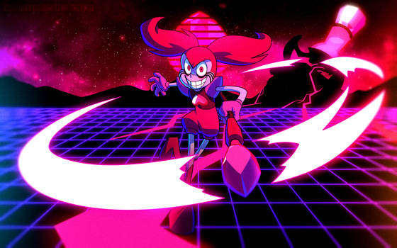 Mad Spinel Neon Wallpaper