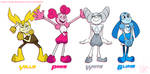 SU AU - Fourth Top Spinels Designs by NamyGaga