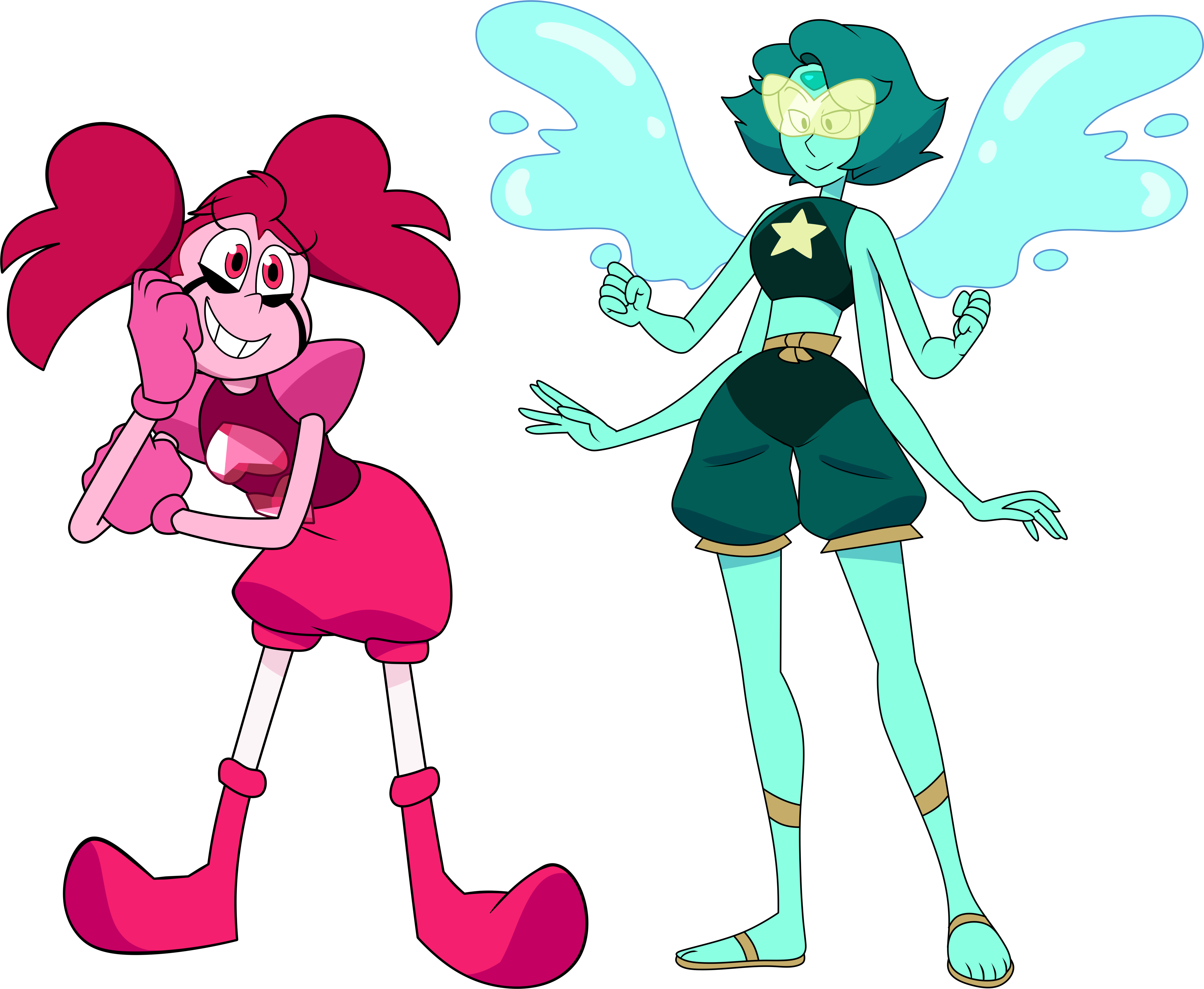 SU AU - S-IA and Turquoise by NamyGaga on DeviantArt
