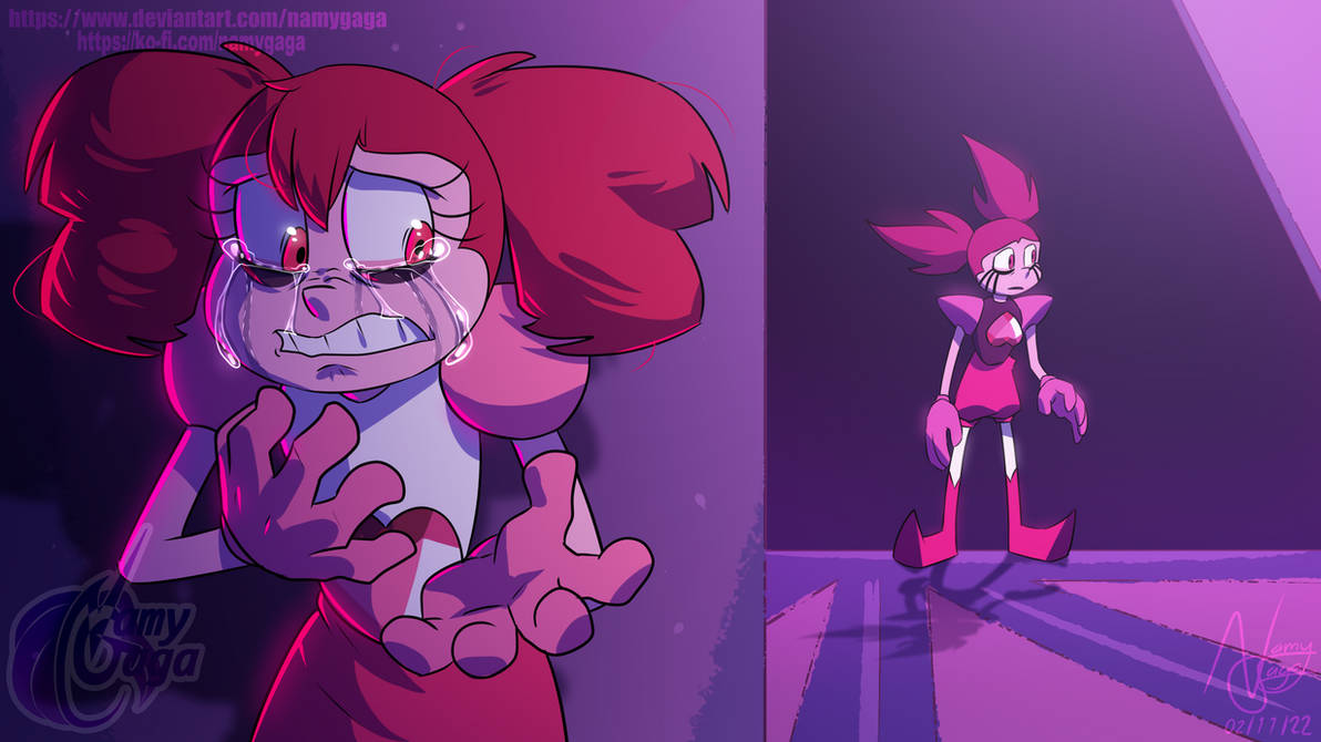 Spinel Rage SU AU - Spinel-IAs crying by NamyG on DeviantArt