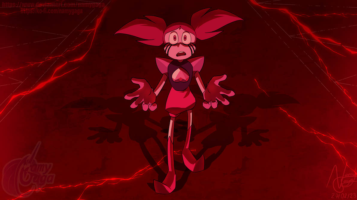 Spinel Rage SU AU - She could puff Peeps by NamyG on DeviantArt