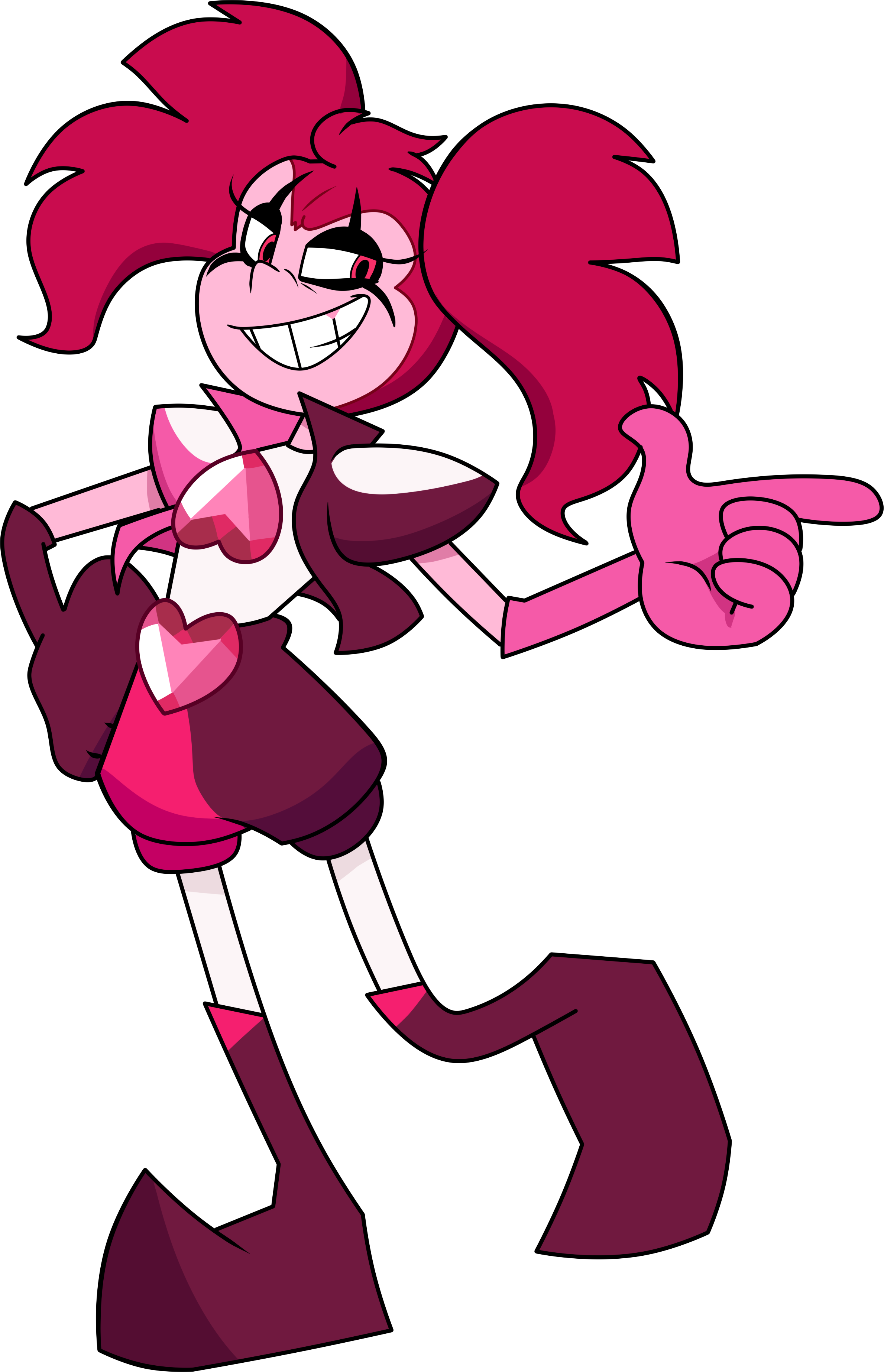 Spinel Rabbit SU AU - Mega Spinel S-IA 2.0 (Spinel + Spinel-IA) by NamyG on DeviantArt