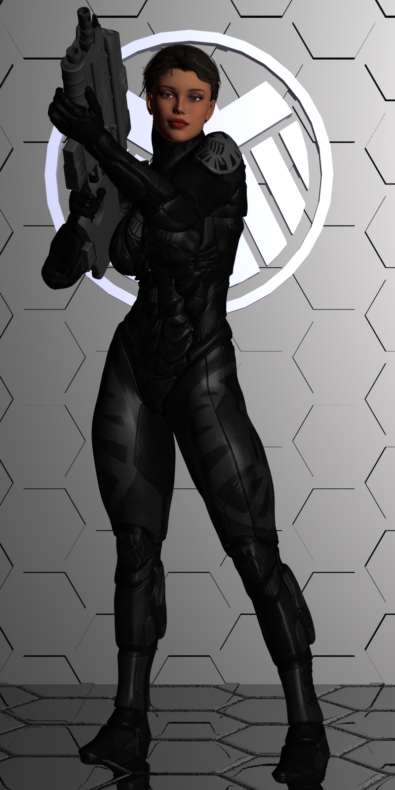 Agent Maria Hill on SHIELD-lockdown - DeviantArt.