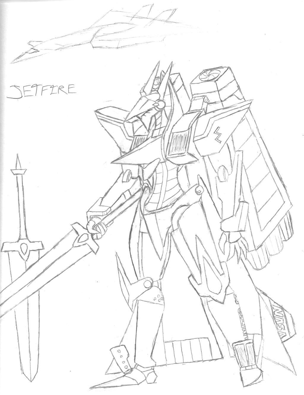 Pencil Sketch- TCS Jetfire by redpanda451 on DeviantArt