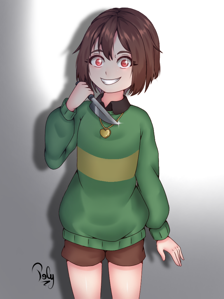 Image of chara from undertale