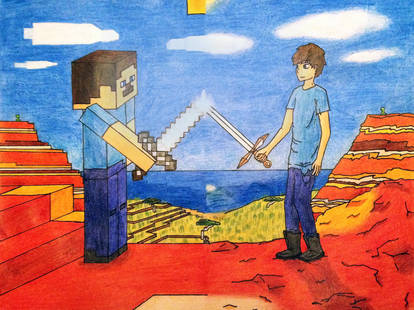 Espada Minecraft de madera by peremir on DeviantArt
