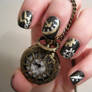 Steampunk nails