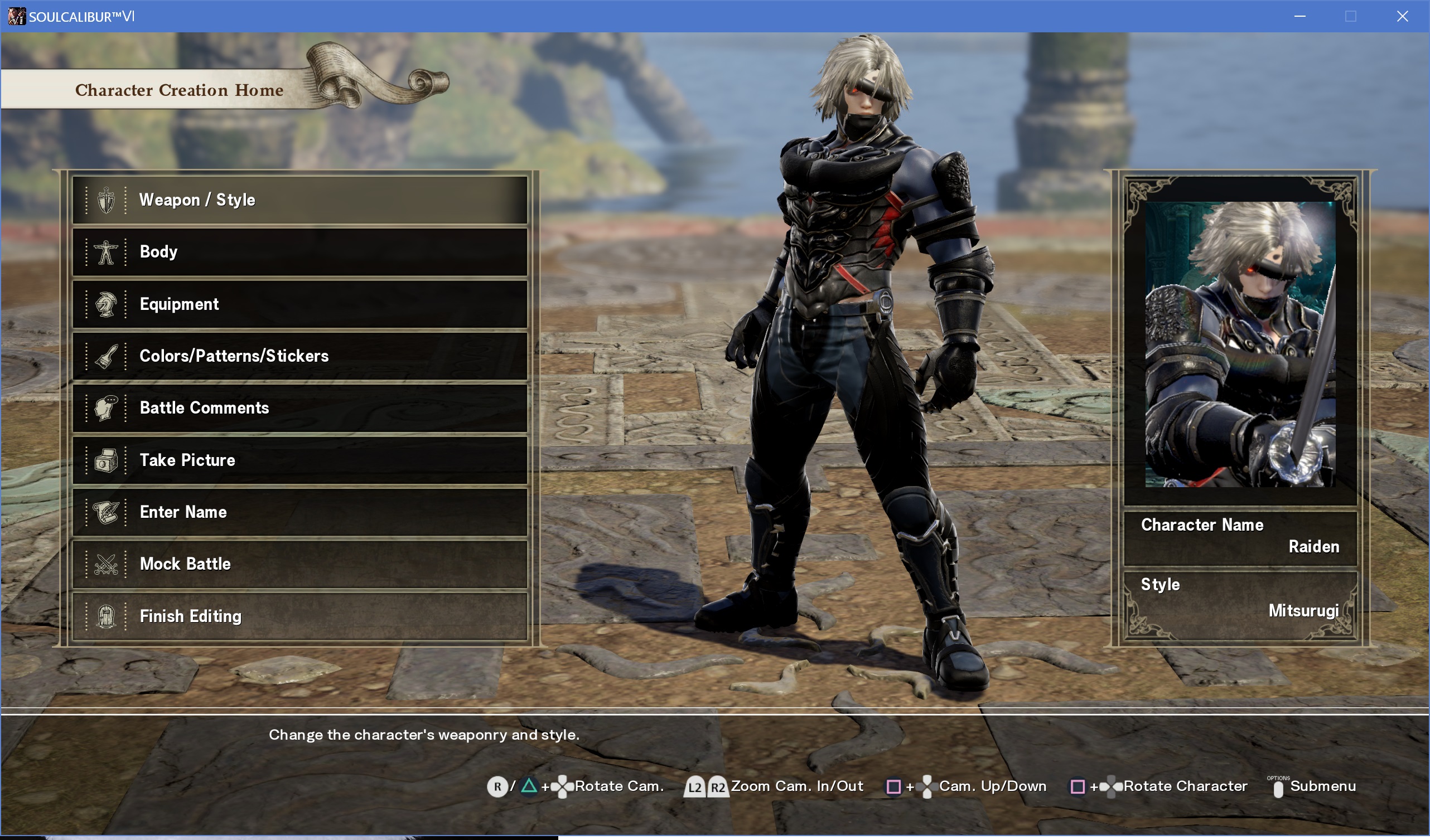 Soul Calibur 6 - Metal Gear Rising Revengeance Characters 