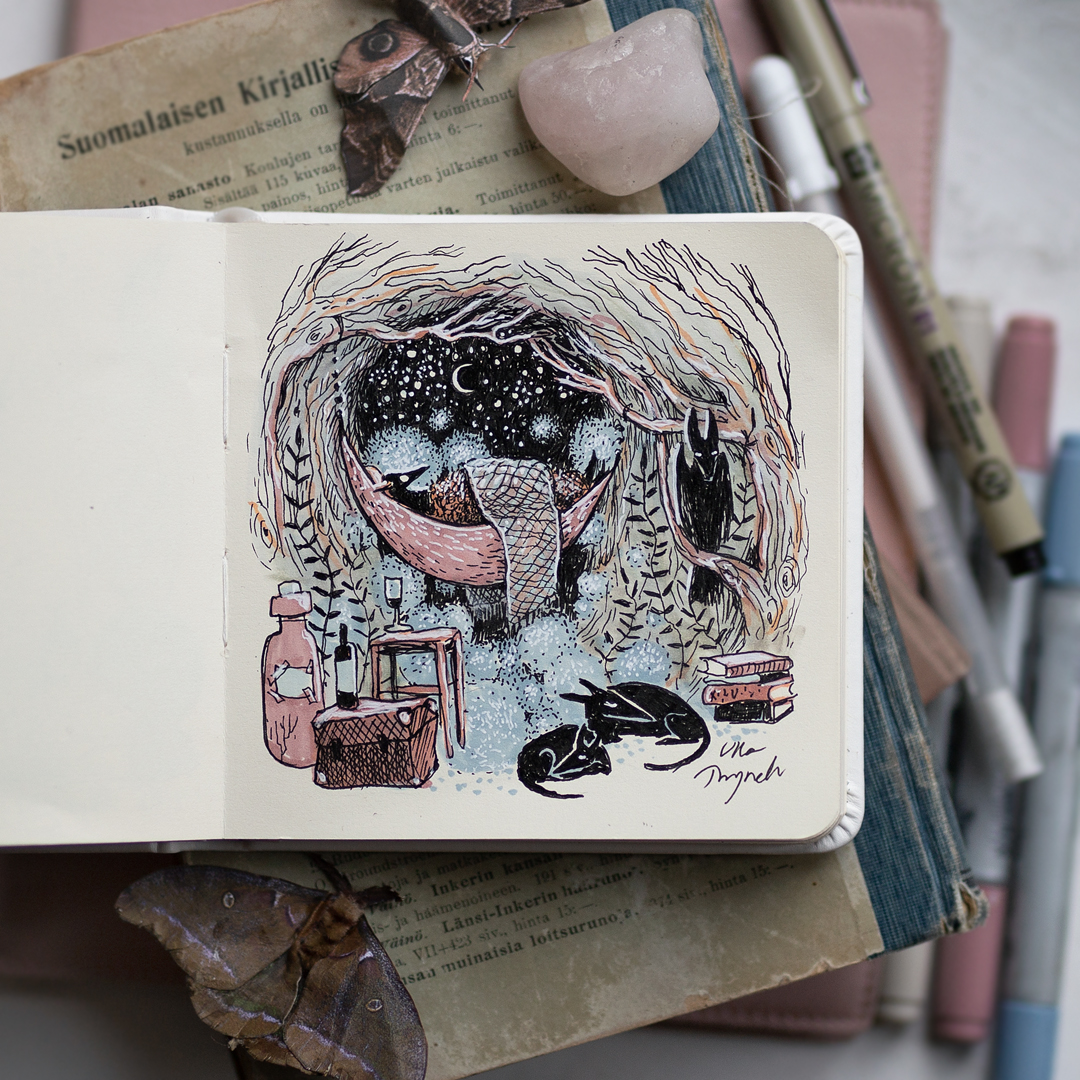 Inktober 09 / 2018 by ullakko