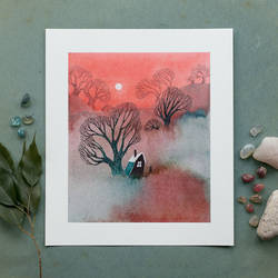 Misty Moors art print