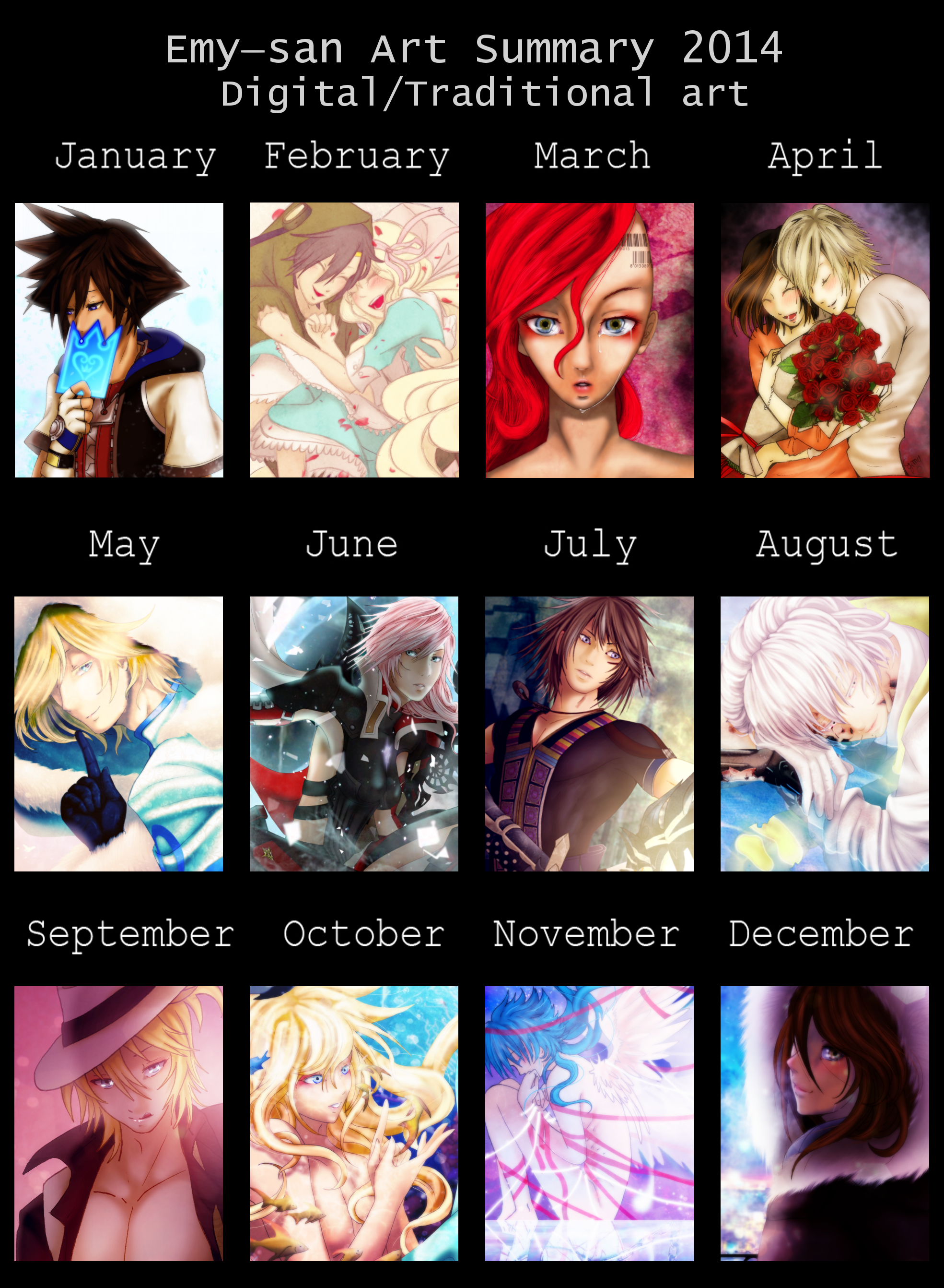 =Art Meme 2014= Digital/traditional art