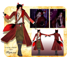 .:Motme May:.Koujaku as Foxy the pirate