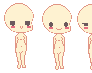 FREE BASE-chibi pixel girl