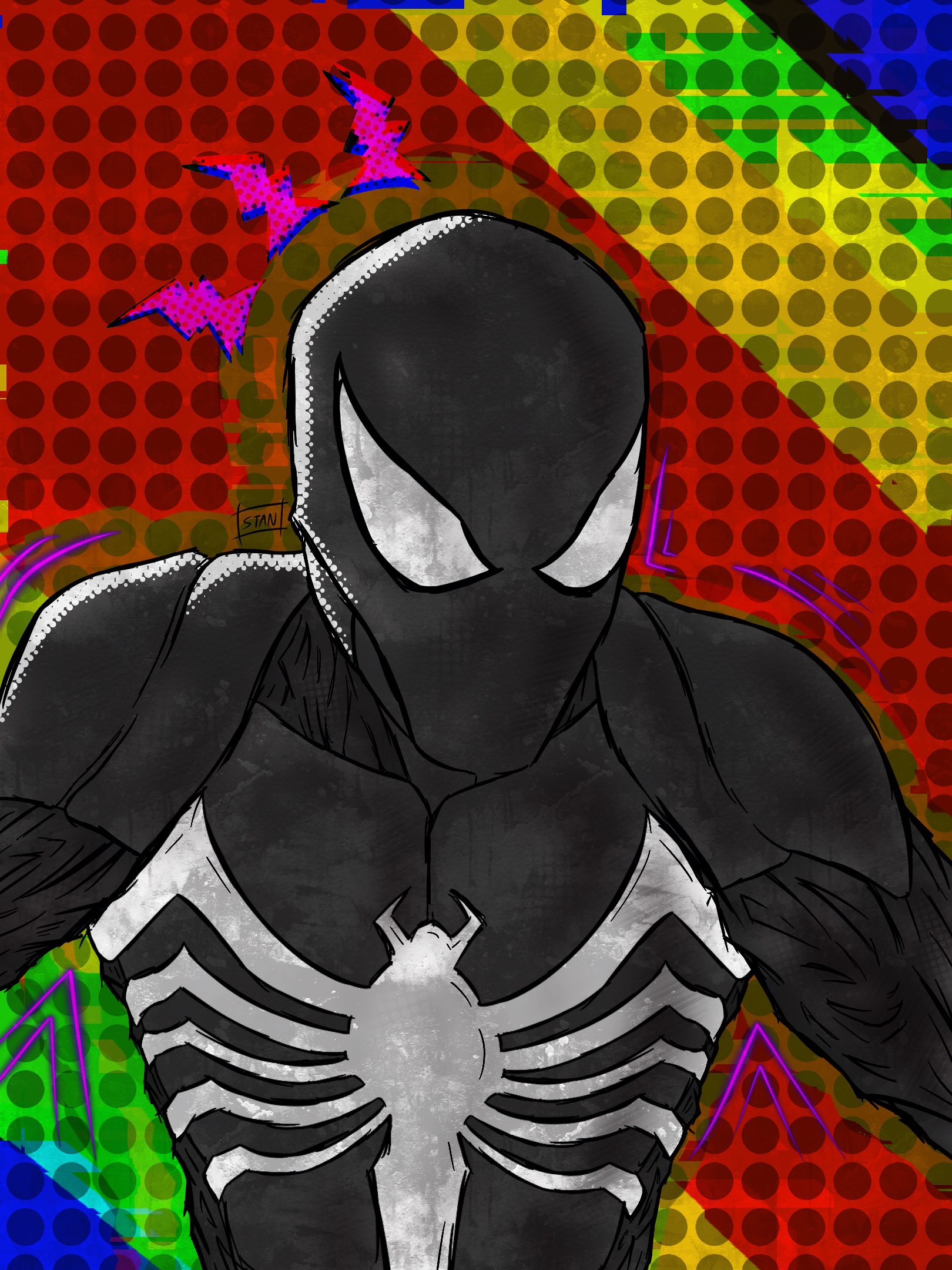 Syimbot Symbiot Spider-Man (Marvel's Spider-Man 2) by ArtofStann on DeviantArt