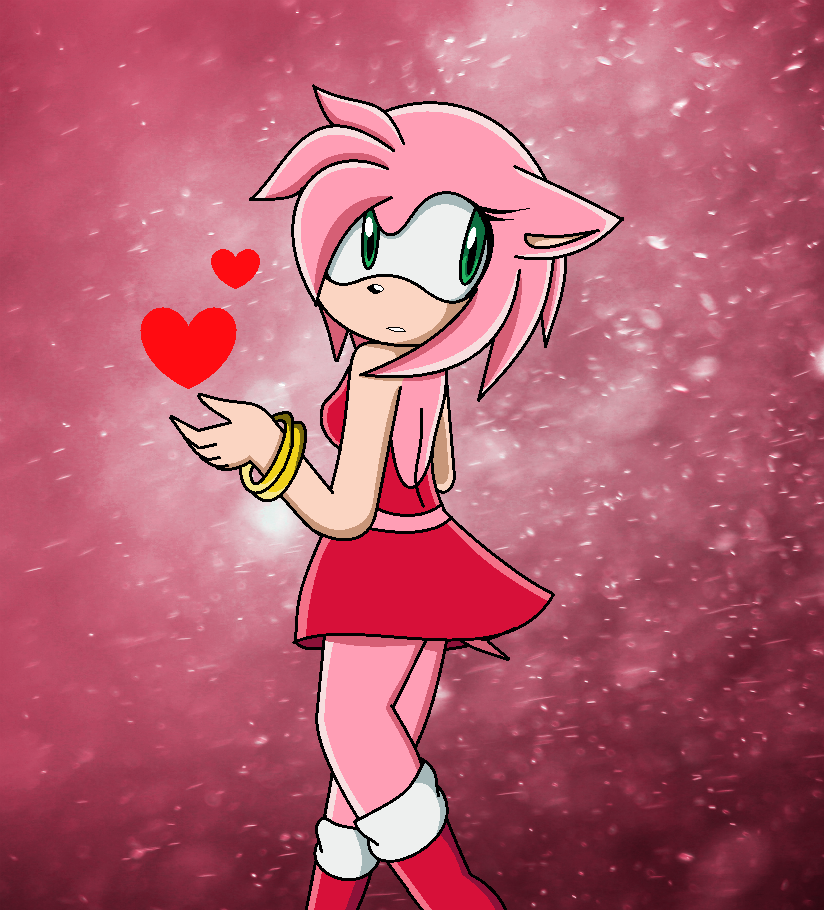 Amy Rose (in colors)