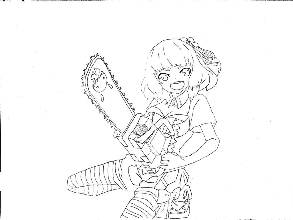 Anime Chain Saw Girl by PurimSama on DeviantArt