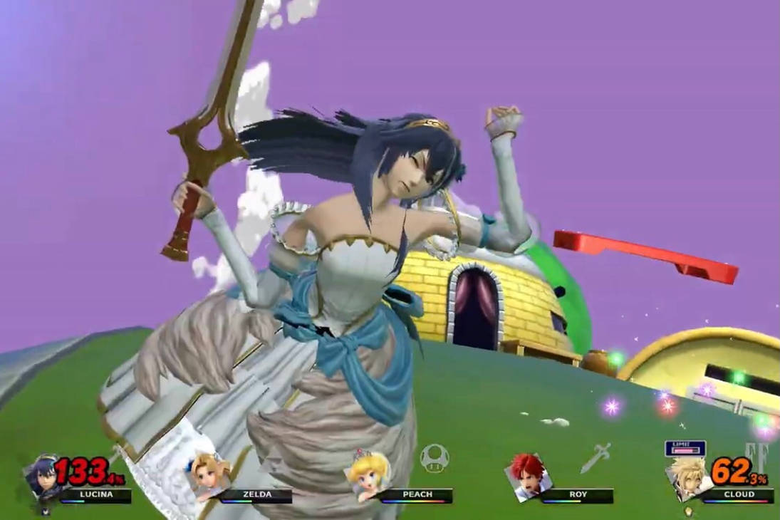 Lucina screen ko wedding dress alt by ma34he on DeviantArt