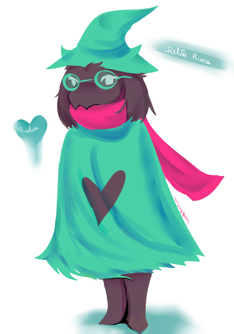 Ralsei Undertale (or delta rune?) by MaryFern on DeviantArt