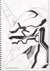 Evangelion Unit 01 Inked