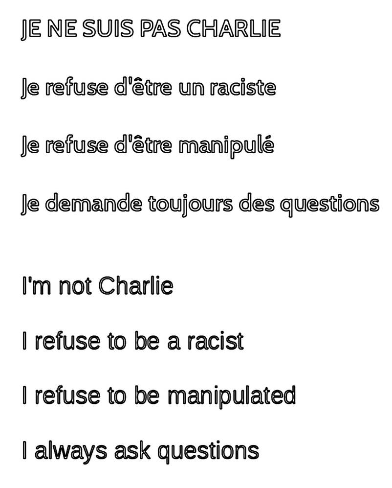 I am NOT Charlie by OnlyTheGhosts