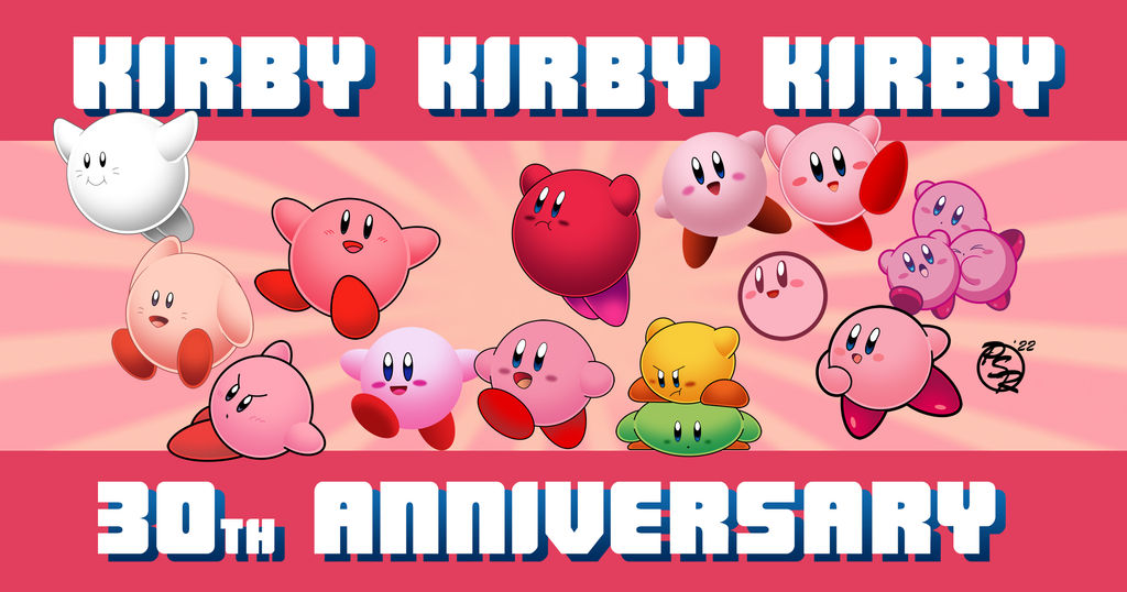 Kirby 30th Anniversary: Kirby's Evolution by BrisbyBraveheart on DeviantArt