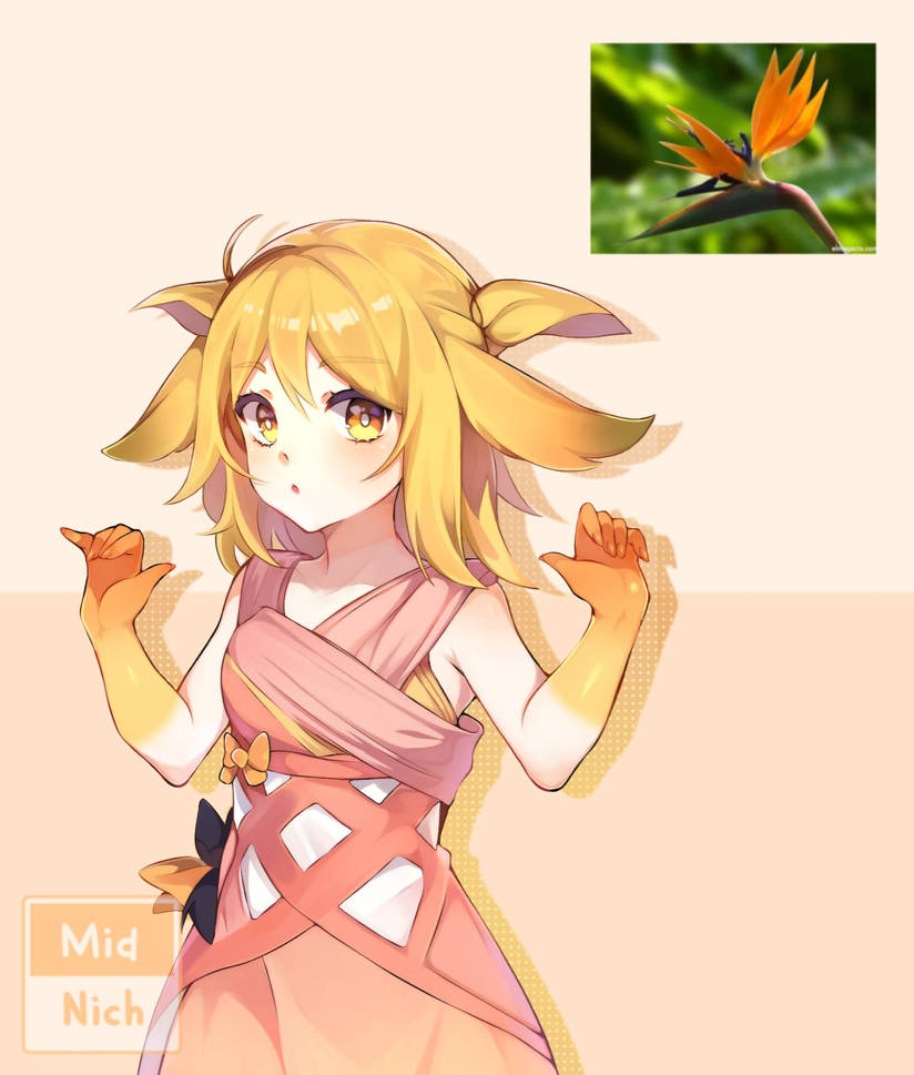 Flowe Object Oc Flower Reference Oc' by MidNich on DeviantArt