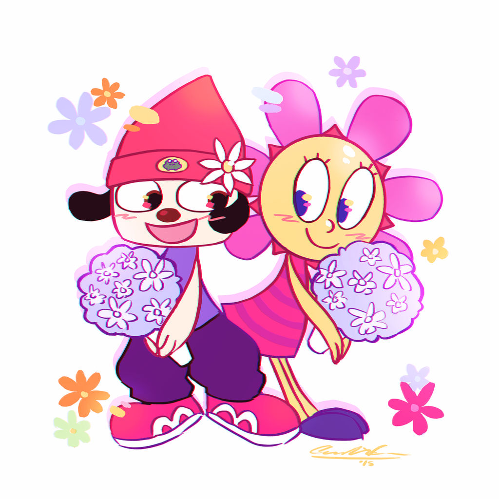 Parappa and Sunny by TigerToony