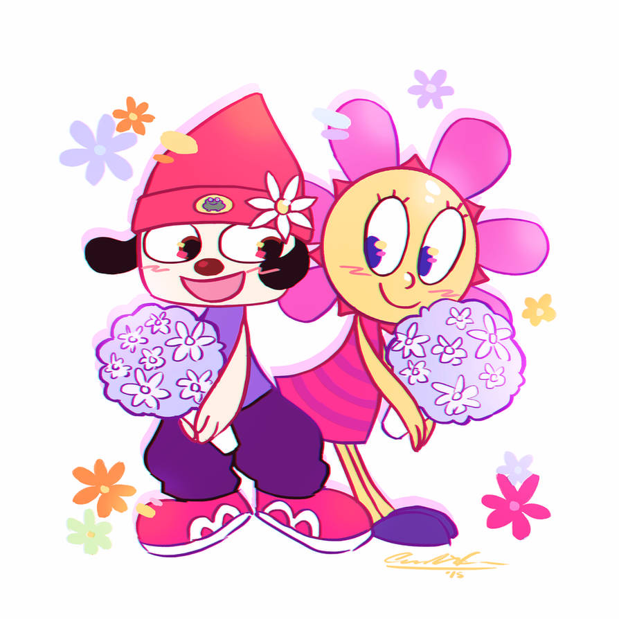 Parappa and Sunny by TigerToony