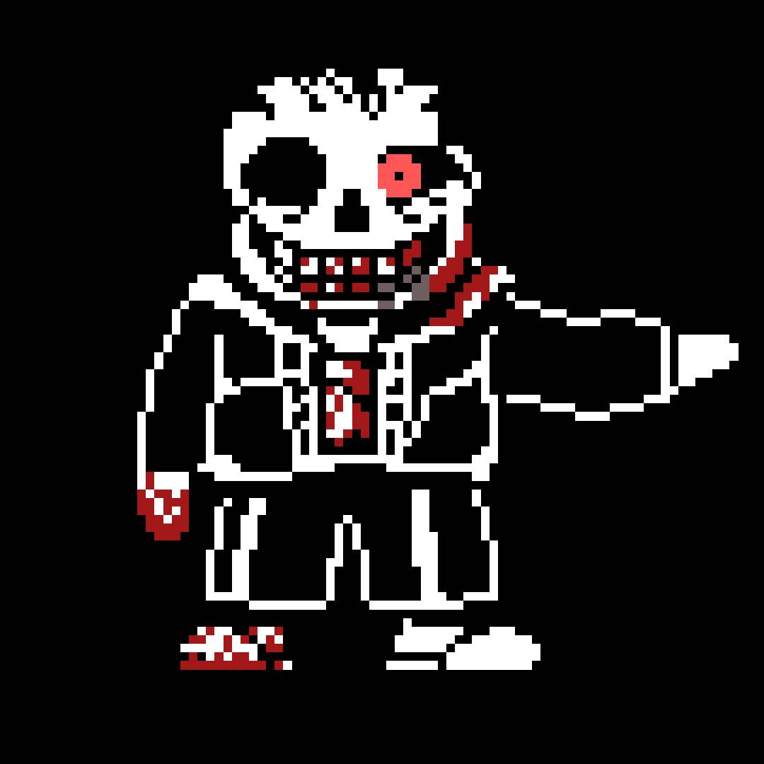 horror!sans pixel by Mochiyy on DeviantArt