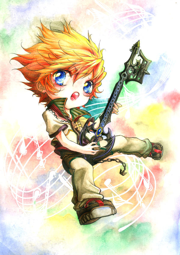 chibi Roxas by cantieuhy on DeviantArt