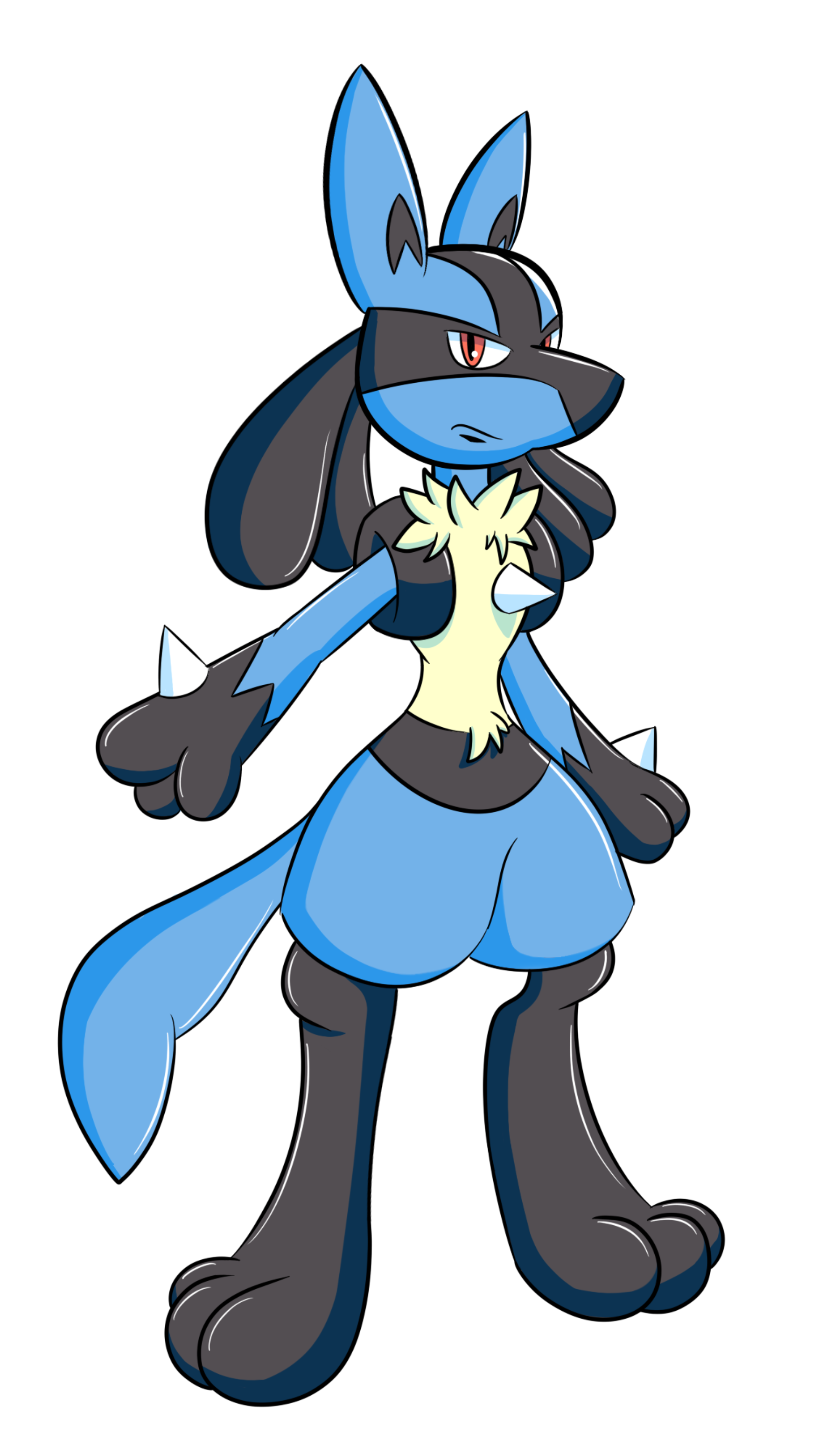 Lucario Pixel Art by Chibi-Pika on DeviantArt