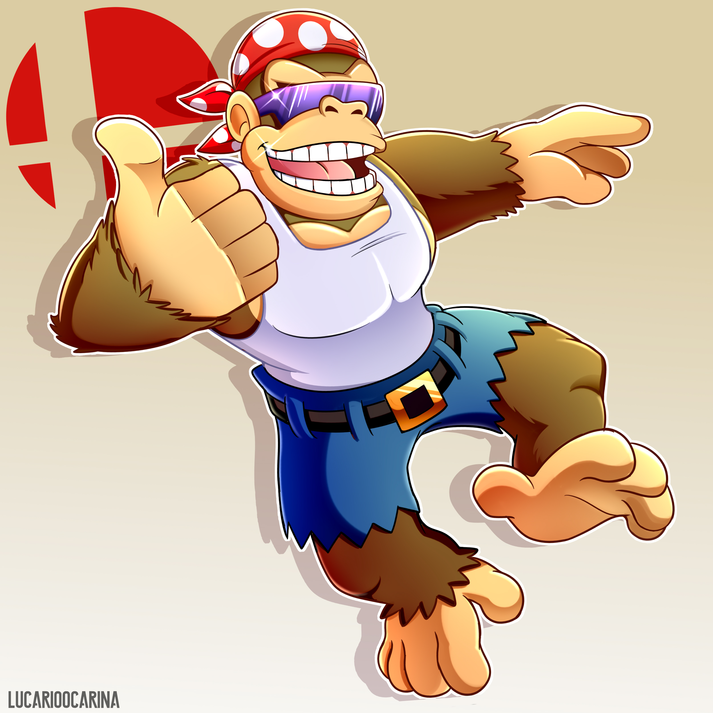 Funky Kong Smash Ultimate by PUPPERCASE on DeviantArt