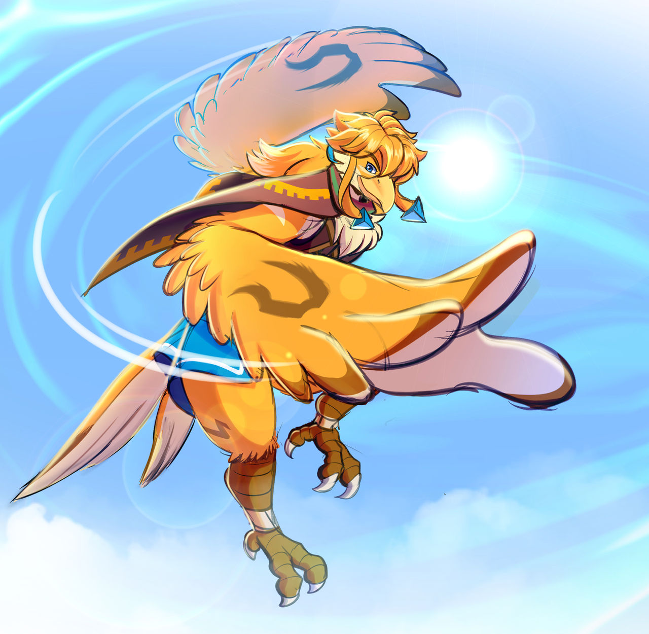 Female Rito Deviantart Rito Link Commission by PUPPERCASE on DeviantArt