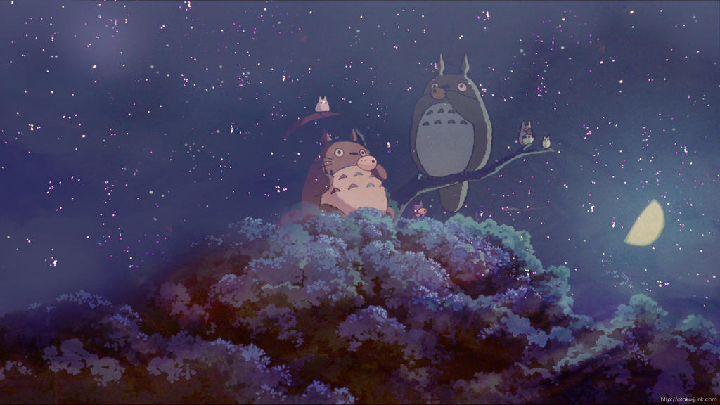 Night Sky Totoro Wallpaper By Otaku Junk On Deviantart Night Sky Totoro Wallpaper By Otaku Junk On Deviantart